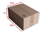 Lot de 5 boîtes carton (n°36) format 305x215x140 mm