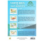 Collector 4 timbres - Voitures et Vacances - Montagne - Lettre Verte