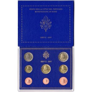 Coffret série euro BU Vatican 2007