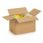 Carton d'emballage 23 x 19 x 12 cm - Simple cannelure