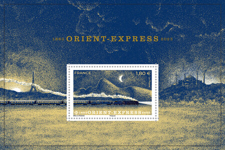 Bloc 1 timbre - Orient-Express - Lettre internationale