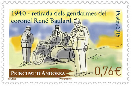 Andorre - Retirada dels gendarmes del coronel René Baulard