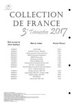 Collection de France 3ème Trimestre 2017