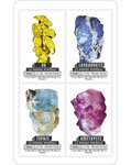 Carnet - Le monde minéral - 12 timbres autocollants