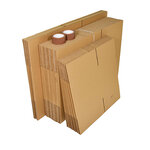 Kit de déménagement cartons renforcés - 33 cartons, 2 adhésifs