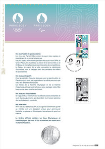 Document philatélique - Jeux Olympiques de Paris 2024