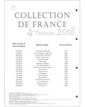 Collection de France 4ème trimestre 2018