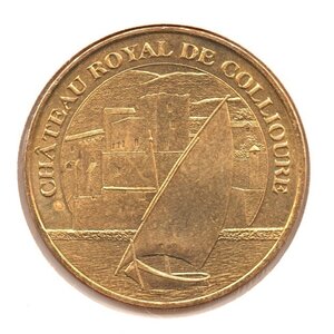 Mini médaille Monnaie de Paris 2007 - Château Royal de Collioure