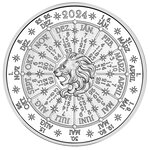 Médaille argent calendrier 2024