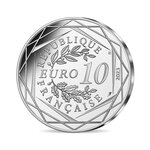 Monnaie de 10€ en argent - Mascotte - Jeux Olympiques 2024 Rugby à 7 - Millésime 2023