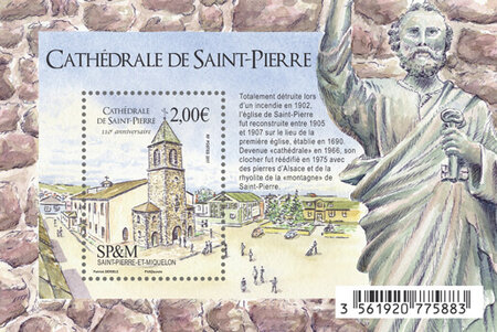 Saint-Pierre-et-Miquelon - 110 ans de la Cathédrale de Saint Pierre