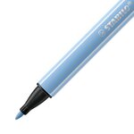 Stylo-feutre pointMax  pointe 0 8mm - Bleu cobalt clair x 10 STABILO