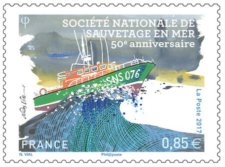 Timbre - Société Nationale du Sauvetage en Mer