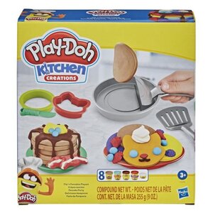 Play-doh kitchen  pâte a modeler  les crepes sautées