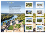 Collector 8 timbres - Les trésors du Val de Loire - Lettre Verte