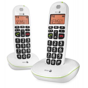 Téléphone sans fil senior doro phoneeasy® 100w duo- blanc