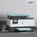 Hp imprimante tout-en-un officejet pro 9015 bleucouleurswi-fieconomisez jusqu'a 70  sur l'encre avec instant ink