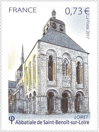 Timbre - Abbaye de Saint-Benoit-Sur-Loire - Loiret