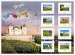 Collector 8 timbres - Vignobles de Loire - Lettre Verte