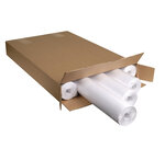 Recharge Papier Pour Tableaux De Conférence - Papier Extra-blanc 60g - 50 Feuilles Unies 63x98cm - Blanc - X 5 - Exacompta