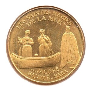 Mini médaille monnaie de paris 2007 - les saintes maries de la mer