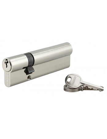THIRARD - Cylindre de serrure double entrée SA UNIKEY (achetez-en plusieurs  ouvrez avec la même clé)   35x75mm  3 clés  nickelé