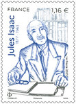Timbre - Jules Isaac (1877-1963) - Lettre verte