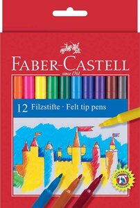 étui carton de 12 stylos feutre FABER-CASTELL