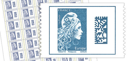 Feuille de 50 timbres Marianne l'engagée - Europe