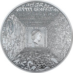 Pièce de monnaie en Argent 20 Dollars g 93.3 (3 oz) Millésime 2023 Graffiti Art MONA LISA