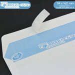 Lot de 100 enveloppes blanches c6 - gamme courrier+