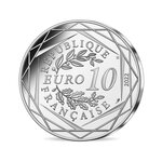 Astérix - les caractéres bien frappés - générosité - monnaie de 10€ argent colorisée
