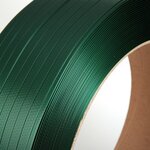 1x feuillard polyester haute résistance vert - 16 x 0,72 mm x 1600 m x ø 406 mm