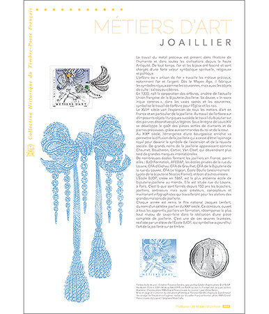 Document philatélique - Métier d'art - Joaillier