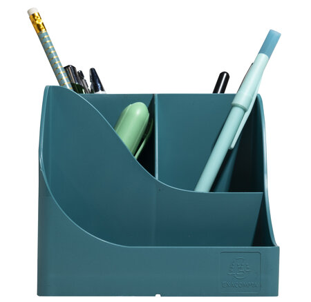 Pot À Crayons Pen Wave Skandi - Bleu Pacifique - X 4 - Exacompta