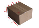 Lot de 10 boîtes carton (n°15) format 210x180x120 mm