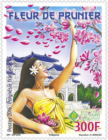 Polynésie Française - Fleur de Prunier