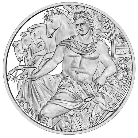 Médaille argent calendrier 2024