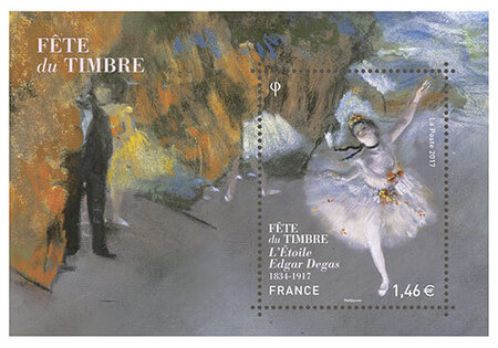 Bloc - Fête du timbre - L'Etoile Edgar Degas