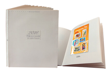 Collection annuelle du timbre français 2016