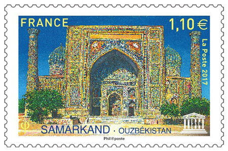 Timbre - Unesco Samarkand-Ouzbekistan