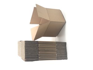 Lot de 20 cartons caisse américaine simple cannelure petit format 160 x 120 x 110 mm