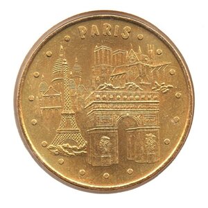 Mini médaille monnaie de paris 2007 - quatre monuments parisiens