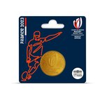 Coupe du monde de rugby france 2023 - monnaie de 1/4€ - emblème