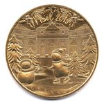 Mini médaille Monnaie de Paris 2019 - Noël