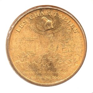 Mini médaille monnaie de paris 2009 - les charitables