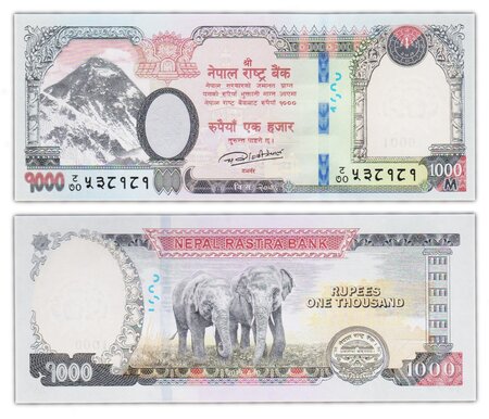 Billet de collection 1000 rupees 2019 népal - neuf - p82