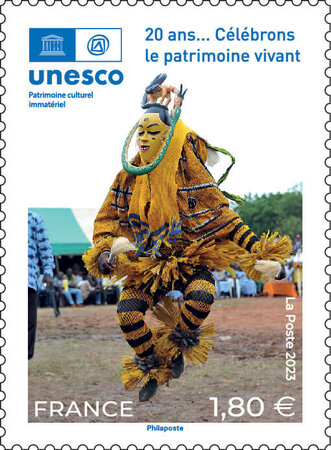 Timbre - UNESCO - 20 ans... Célébrons le patrimoine vivant - 2023