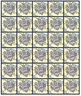 Feuille de 30 timbres Coeur - Balmain - 100g